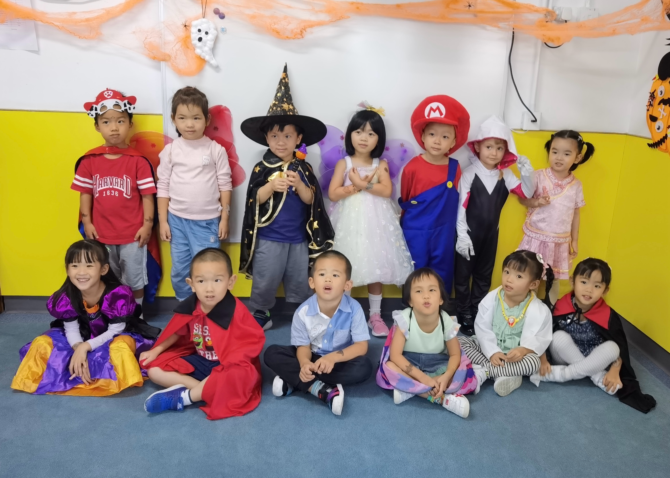 K2 Halloween class photo