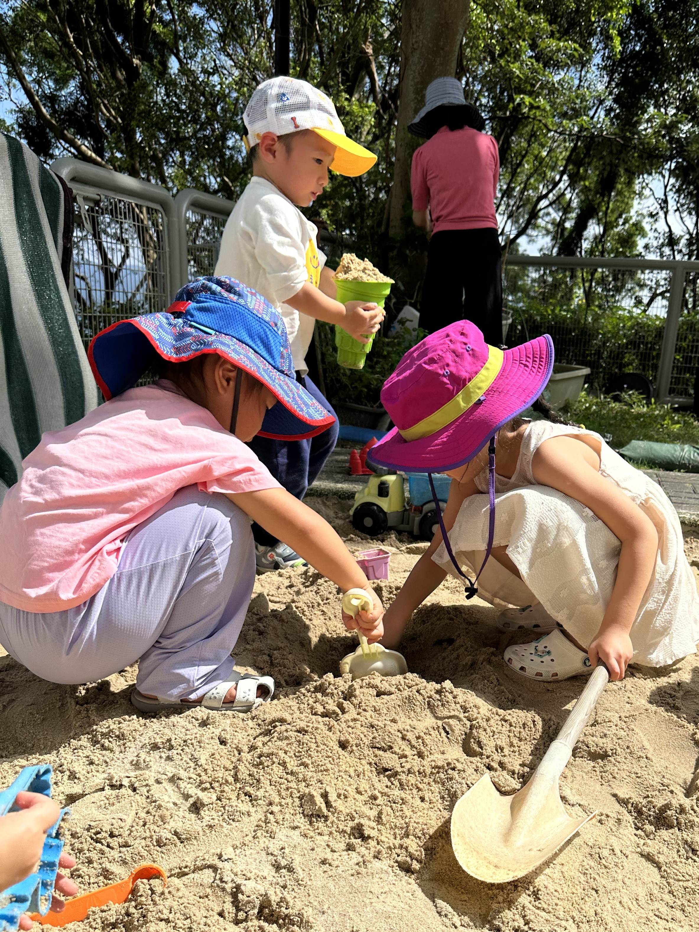 hats for outdoor play